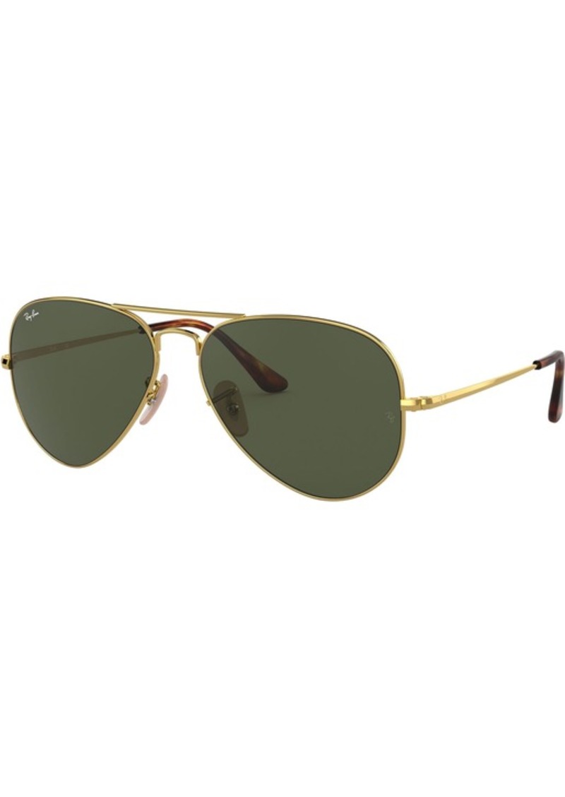 Ray-Ban Aviator II Metal Sunglasses, Men's, Green