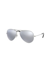 Ray-Ban Aviator Large Metal Gradient Sunglasses, Men's, Brown Grad