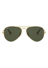 Ray-Ban Aviator Metal II 55mm Pilot Sunglasses