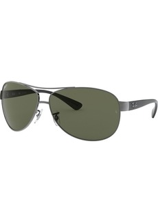 Ray-Ban Aviator Polarized Sunglasses, Men's, Gray