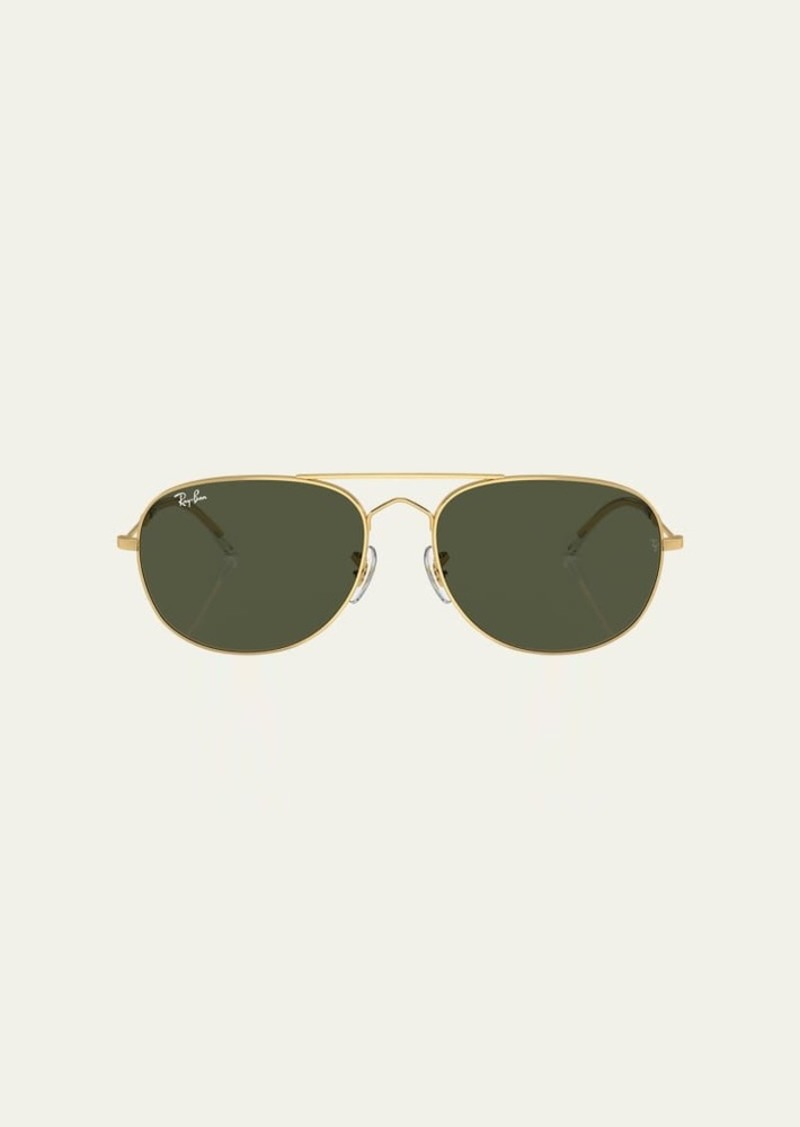 Ray-Ban Bain Bridge Metal Aviator Sunglasses  57mm