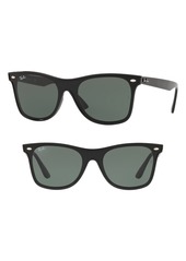 Ray-Ban Blaze 41mm Wayfarer Sunglasses in Black Solid at Nordstrom