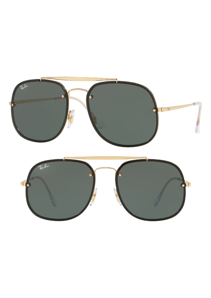 blaze general 58mm aviator sunglasses