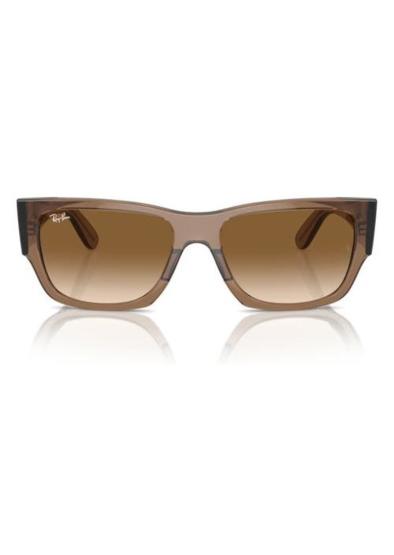Ray-Ban Carlos 56mm Gradient Rectangular Sunglasses
