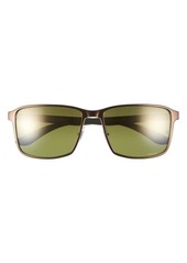 Ray-Ban Chromance 55mm Polarized Square Sunglasses