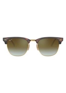 Ray-Ban Clubmaster 51mm Gradient Round Sunglasses