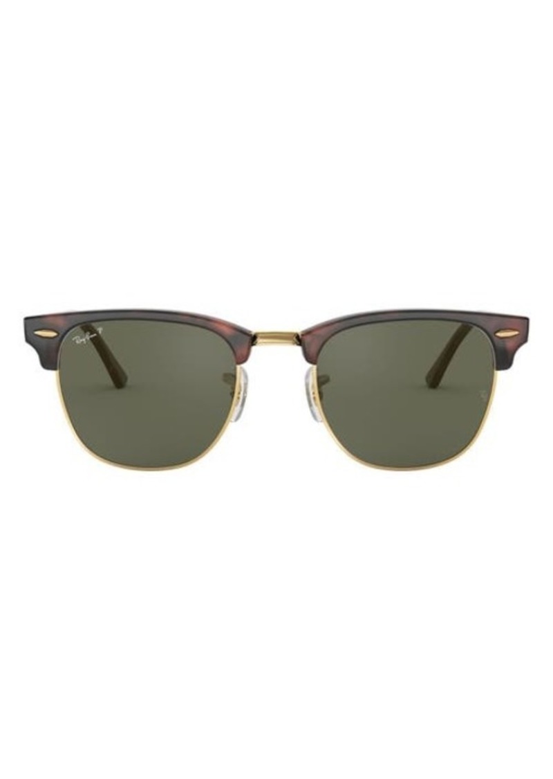Ray-Ban Clubmaster 55mm Polarized Sunglasses