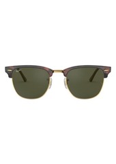 Ray-Ban Clubmaster 55mm Square Sunglasses