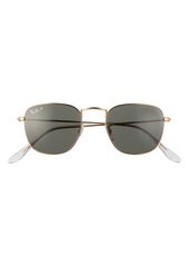 Ray-Ban Frank 48mm Polarized Square Sunglasses in Legend Gold/Green at Nordstrom
