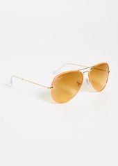 Ray-Ban Full Color Aviator Sunglasses