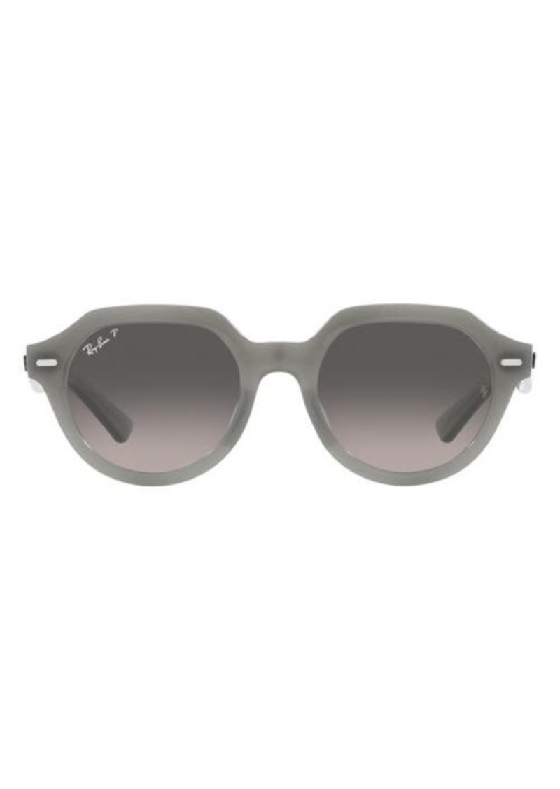 Ray-Ban Gina 51mm Gradient Polarized Square Sunglasses