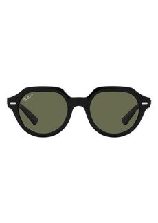 Ray-Ban Gina 51mm Polarized Square Sunglasses