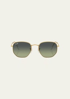 Ray-Ban Gradient Metal Round Sunglasses