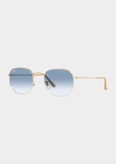 Ray-Ban Gradient Round Metal & Crystal Sunglasses