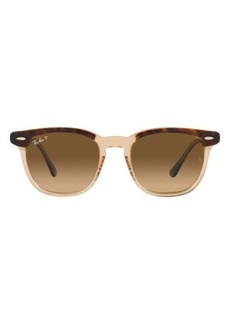 Ray-Ban Hawkeye 50mm Gradient Polarized Square Sunglasses