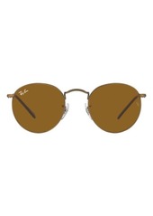 Ray-Ban Icons 53mm Retro Sunglasses in Antique Gold/Brown at Nordstrom