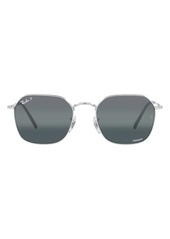 Ray-Ban Jim 53mm Mirrored Polarized Irregular Sunglasses