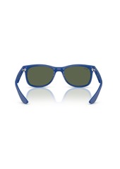 Ray-Ban Jr Sunglasses, Junior New Wayfarer Kids RB9052SF - Rubber Blue