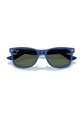 Ray-Ban Jr Sunglasses, Junior New Wayfarer Kids RB9052SF - Rubber Blue