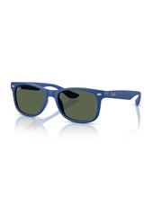 Ray-Ban Jr Sunglasses, Junior New Wayfarer Kids RB9052SF - Rubber Blue