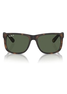 Ray-Ban Justin 55mm Polarized Square Sunglasses