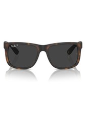 Ray-Ban Justin 55mm Polarized Square Sunglasses