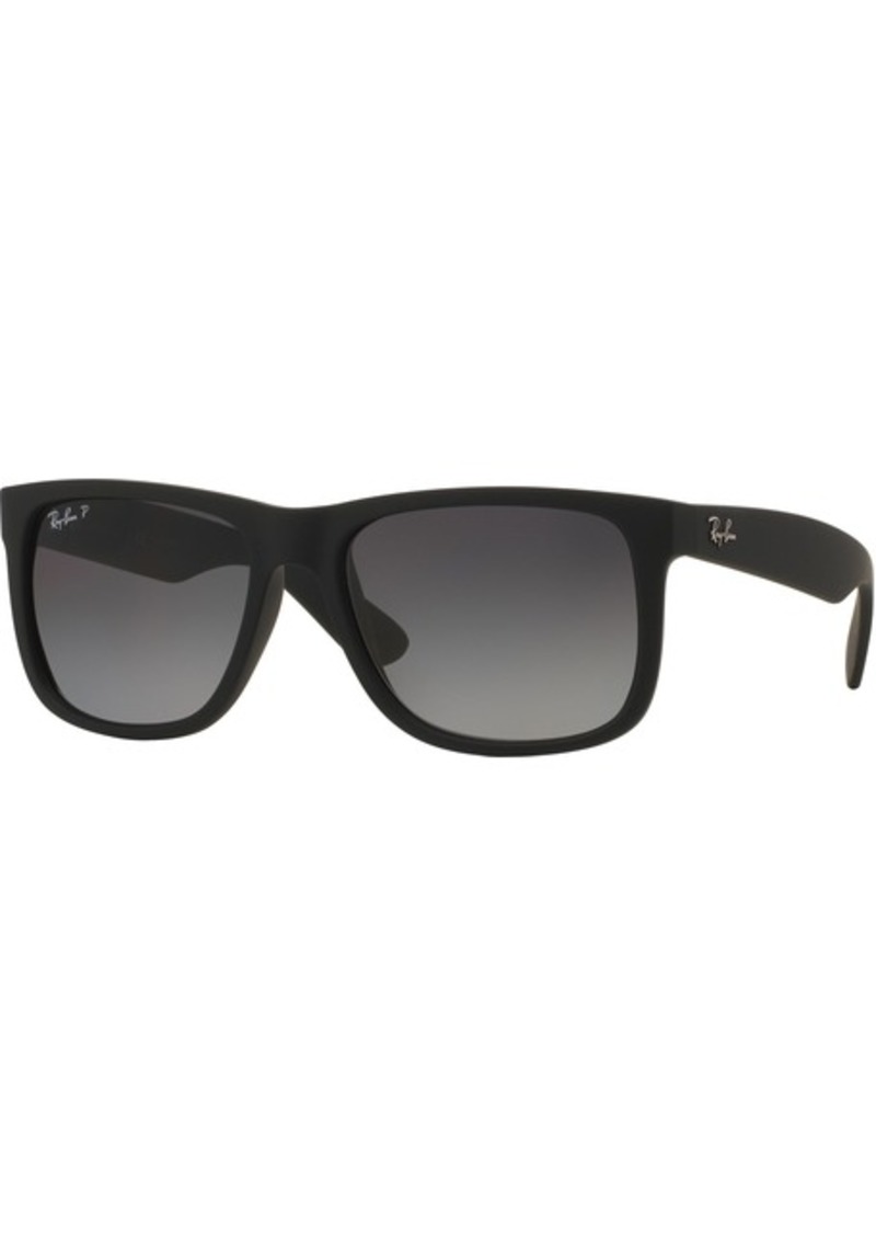 Ray-Ban Justin Classic Polarized Sunglasses, Men's, Black/Grey Polarized