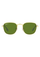Ray-Ban Kids' Frank Junior 46mm Polarized Sunglasses in Gold at Nordstrom