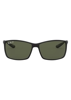 Ray-Ban Liteforce Tech 62mm Polarized Oversize Sunglasses