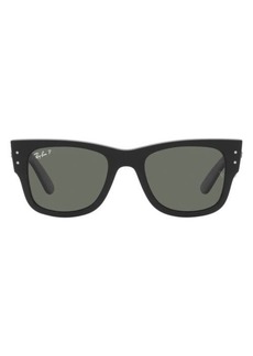 Ray-Ban Mega Wayfarer 51mm Polarized Sunglasses in Black at Nordstrom