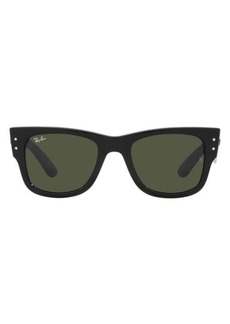 Ray-Ban Mega Wayfarer 51mm Square Sunglasses in Black at Nordstrom