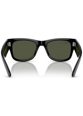 Ray-Ban Unisex Mega Wayfarer Low Bridge Fit Sunglasses RB0840SF - Black