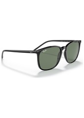 Ray-Ban Men's Low Bridge Fit Sunglasses, RB4387F 55 - Black