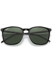 Ray-Ban Men's Low Bridge Fit Sunglasses, RB4387F 55 - Black