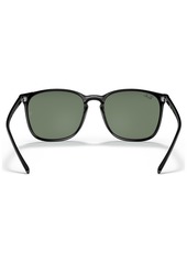 Ray-Ban Men's Low Bridge Fit Sunglasses, RB4387F 55 - Black