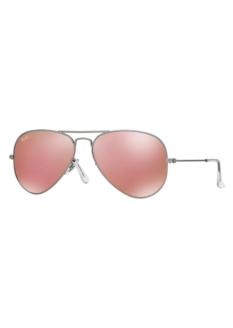 Ray-Ban Mirrored Aviator Sunglasses