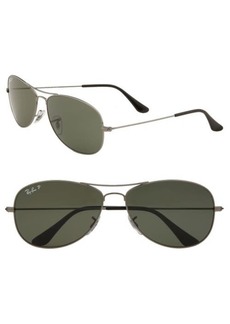 Ray-Ban 'New Classic Aviator' 59mm Polarized Sunglasses in Gunmetal at Nordstrom