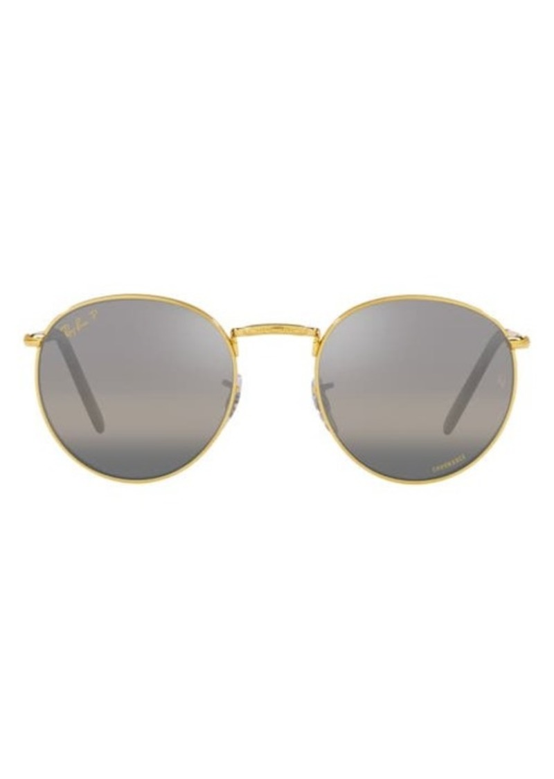 Ray-Ban New Round 53mm Gradient Polarized Phantos Sunglasses