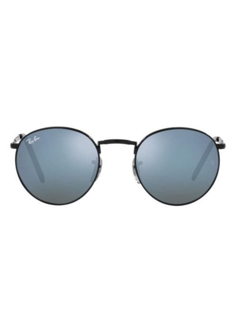 Ray-Ban New Round Mirrored 50mm Phantos Sunglasses