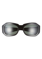 Ray-Ban Pillow Beate 56mm Wrap Sunglasses