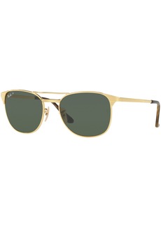 Ray-Ban Polarized Sunglasses, RB3429M Signet - GOLD/GREEN POLAR
