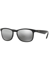 Ray-Ban Polarized Sunglasses , RB4263 - BLACK SHINY/GREY MIRROR POLAR
