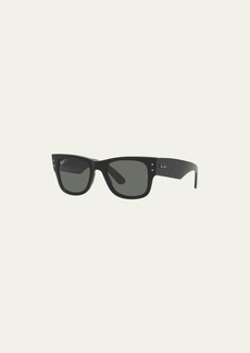 Ray-Ban RB0840S Mixed-Media Mega Wayfarer Sunglasses