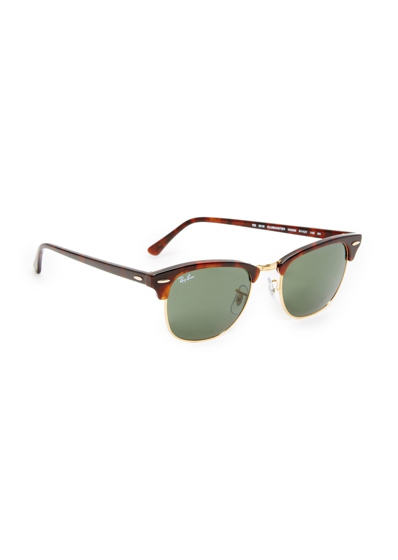 Ray-Ban RB3016 Classic Clubmaster Rimless Sunglasses