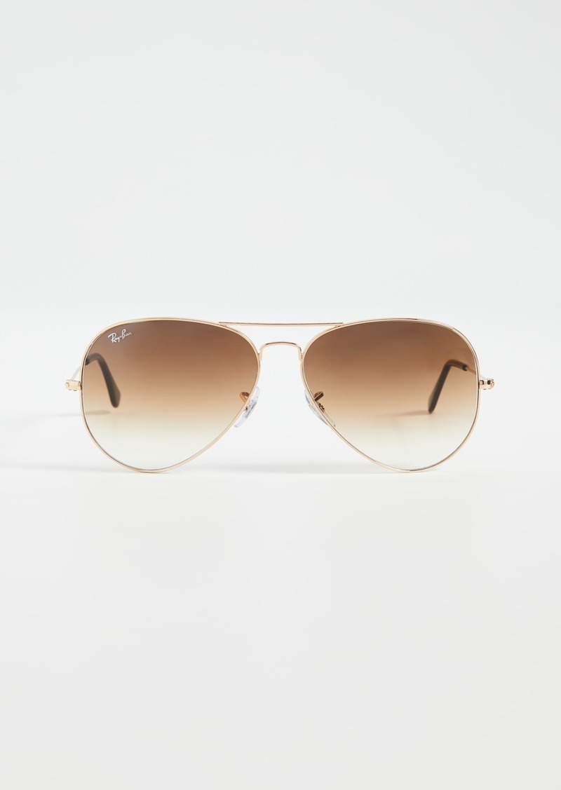 Ray Ban Ray Ban Rb3025 Oversized Classic Aviator Gradient Sunglasses Sunglasses