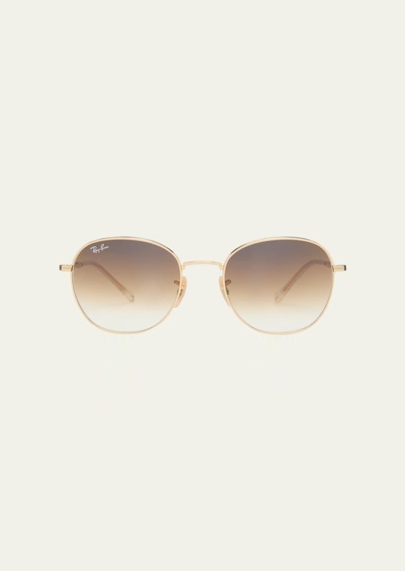 Ray-Ban RB3809 Round Gradient Metal Sunglasses