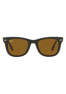 Ray-Ban Wayfarer 50mm Folding Sunglasses