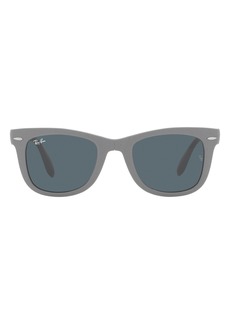 Ray-Ban Standard 50mm Folding Wayfarer Sunglasses in Gray/Blue at Nordstrom