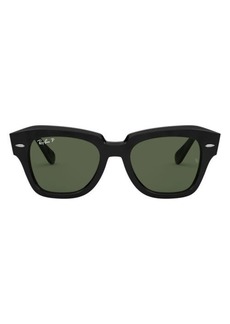 Ray-Ban State Street 52mm Polarized Square Sunglasses