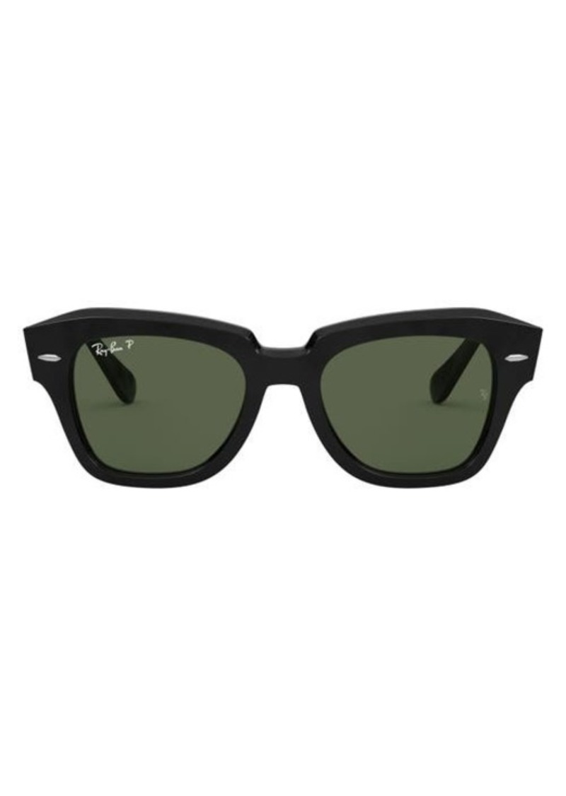 Ray-Ban State Street 52mm Polarized Square Sunglasses
